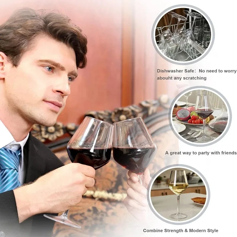 Unbreakable Tritan Wine Glass Set